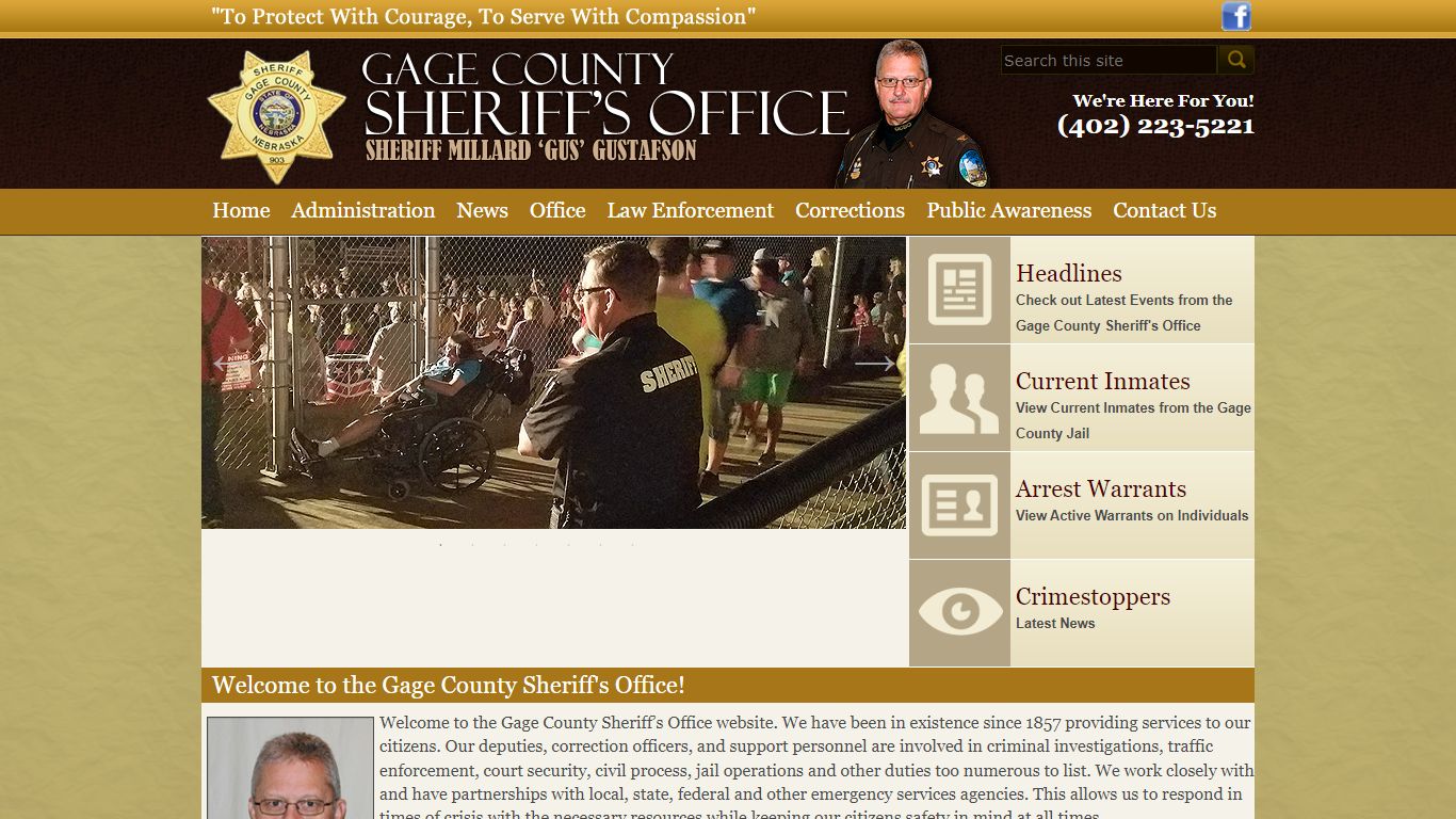 Arrest Warrants - Gage County Sheriff